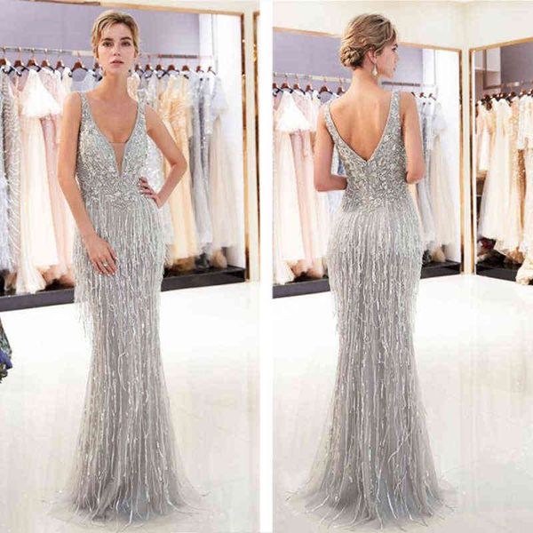

luxury evening dress dr's sleevels sequin slim, Black;gray