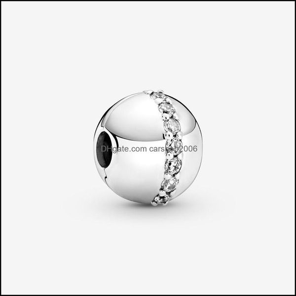 Charms Jewels Conclus￵es Componentes 100% 925 SERLING SIERN SHELLING LINE CHARM FIT FIT ORIGINAL EUROPEIR