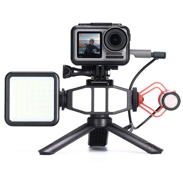 

vlog bracket adapter with 1/4inch screw cold shoe mount holder for hero 7/6 sjcam stabilizers