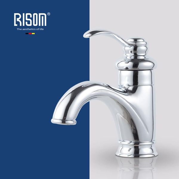 

bathroom sink faucets basin chrome faucet brass single handle cold taps washbasin deck mounted water-saving tapware classic