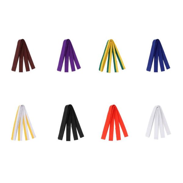 

belts professional taekwondo belt karate judo double wrap martial arts stripe sports, Black;brown