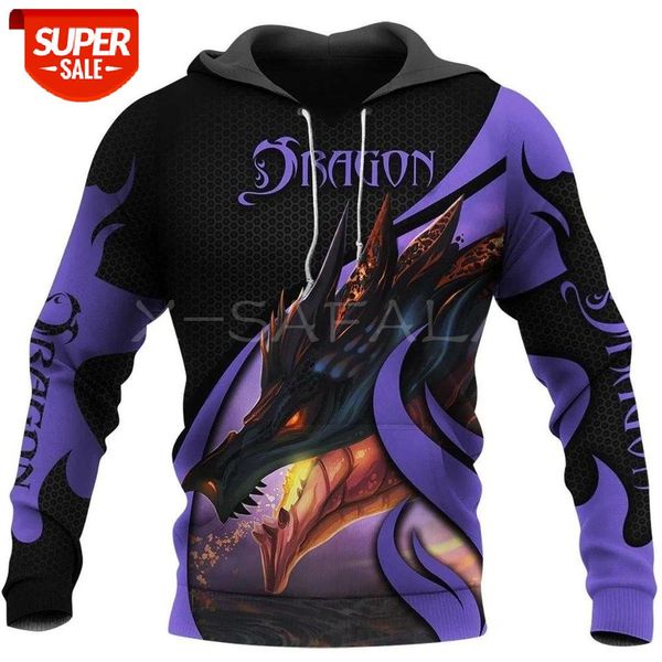 

tattoo and dungeon dragon 3d print hoodie man women harajuku outwear zipper pullover sweatshirt casual jacket style #3m05, Black