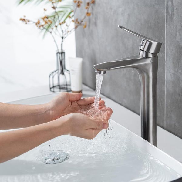

stainless black basin faucet bathroom sink chrome taps deck vintage wash cold water mixer bathtub faucets