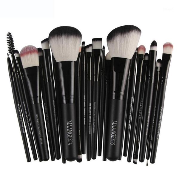 

22pcs cosmetic makeup brush blusher eye shadow brushes set kit1