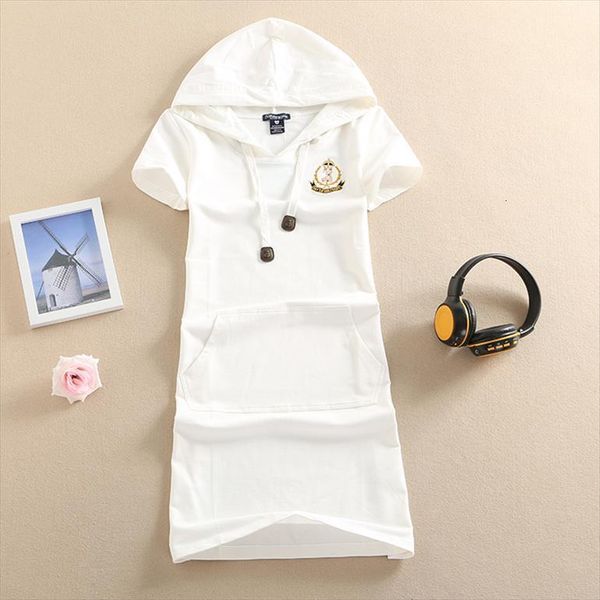 

girl embroidery casual hooded womens dress de festa summer clothing femininas verao cute vestidos, Black;gray