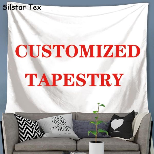 

tapestries silstar tex wall tapestry customized hanging printed weaving machine all size decoration