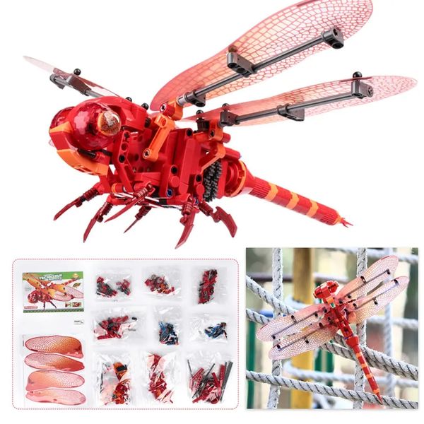 Sembo Dragonfly DIY Daxie Flying Insect Building Blocks Tijolos Brinquedos Decoração de Presentes