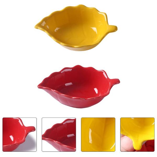

bowls 2pcs plates seasoning sauce dipping steamed egg