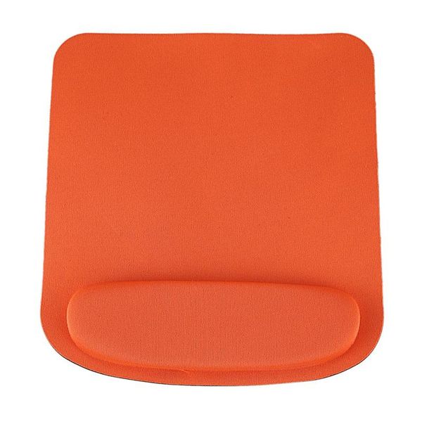 

mouse pads & wrist rests rectangle support cloth + eva pad mice mat for compute orange 210*230*20mm
