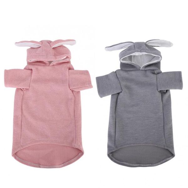 

cat costumes pet small dog ear shape clothes keep warm hooded design