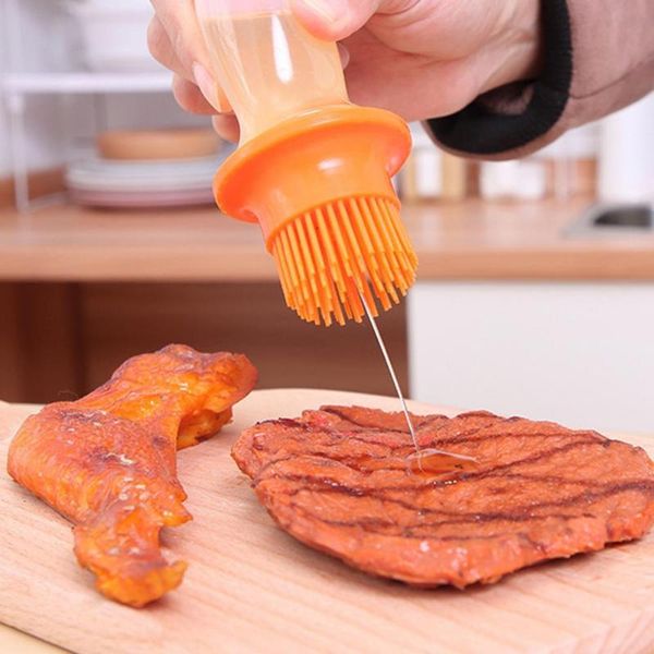 

tools & accessories oil brush barbecue non-stick press design food grade portable baking bbq tool kitchen for cake shop