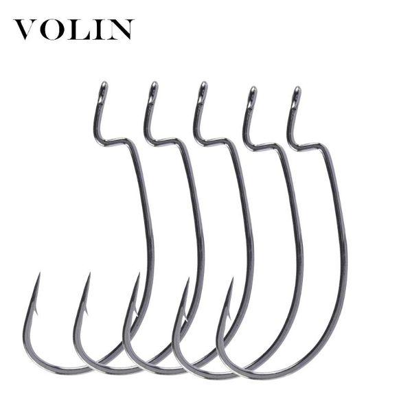 

bag sharp fishing hook 1/0 3/0 4/0 5/0 soft worm bait lead tackle hooks