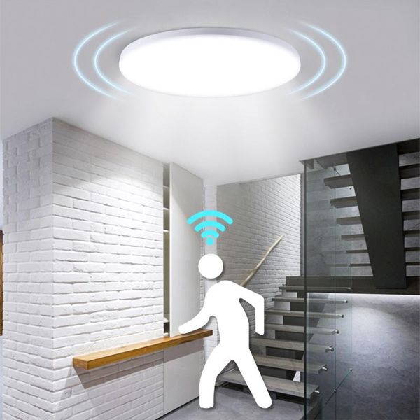 

ceiling lights pir motion sensor led lamps 12w 18w 220v 240v night lamping modern surface mounted for entrance balcony