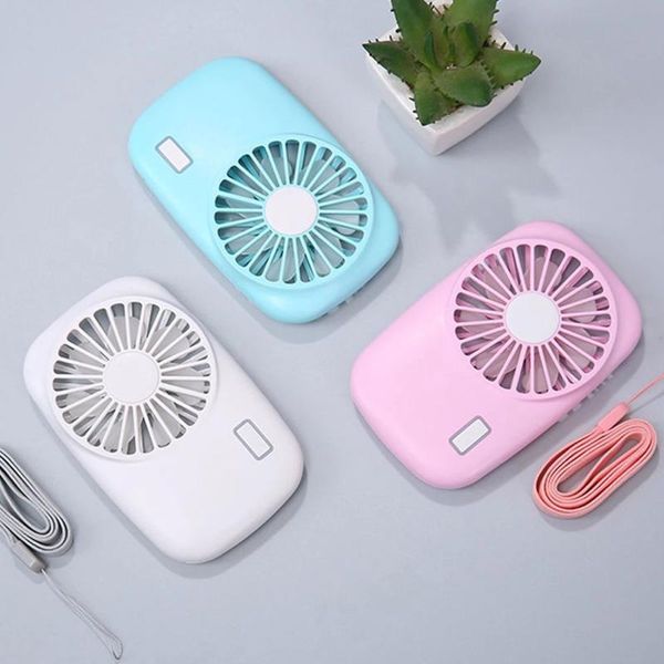 

electric fans mini portable neck fan 2-modes usb rechargeable hand held cooler neckband pocket ventilador for home office outdoor travel