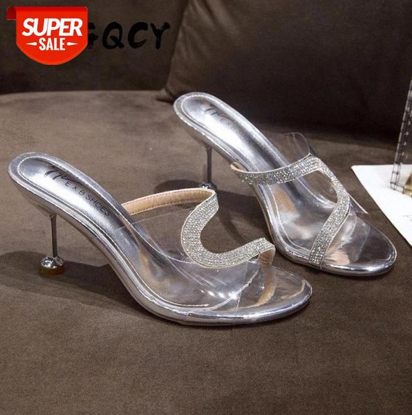 

transparent pvc sandals women fashion bling clear crystal cup high heel stilettos pumps summer shoes peep toe #m13j, Black