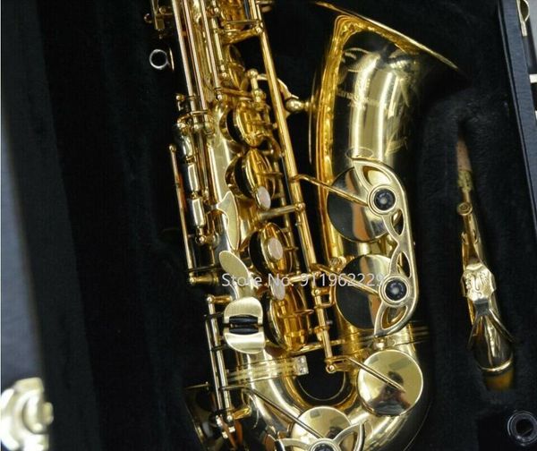 

yanagisawa alto saxophone a-992 gold lacquer sax professional mouthpiece patches pads reeds bend neck