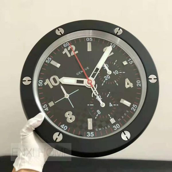

luxury style wall clocks metal watch silent quartz relogio de parede horloge with corresponding logos