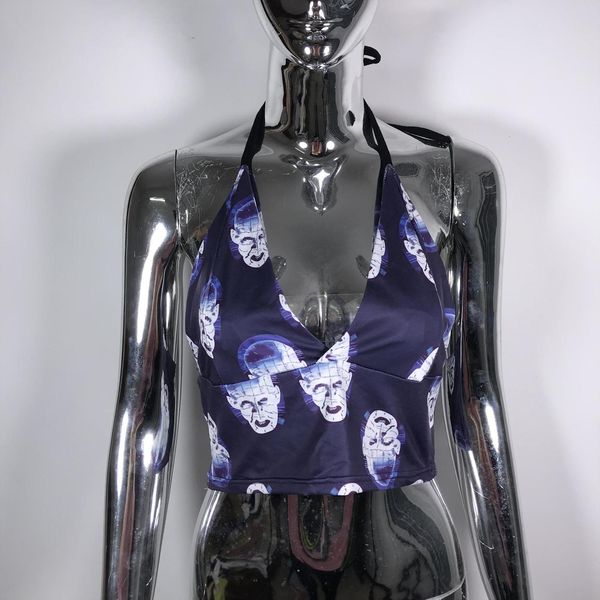 

aesthetic y2k harajuku women tank rap 1of1 short navel sweet, White