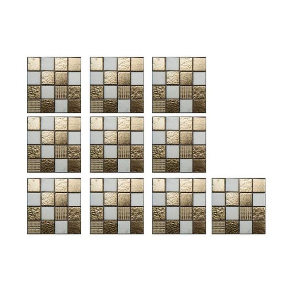 

wall stickers 10 pcs diy pvc crystal tile sticker self-adhesive waterproof 3d glass for home living room kitchen decor