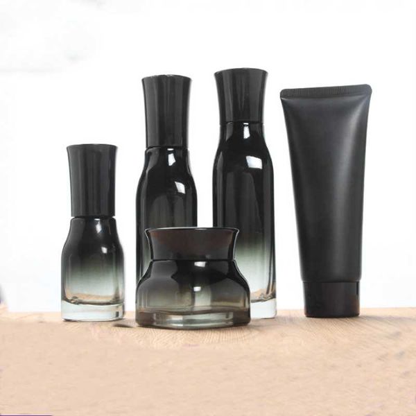 

storage bottles & jars 50pcs/lot 40ml 100ml 120ml 50g cosmetic set spray inner ser toner bottle pressing essence lotion cream glass sub-