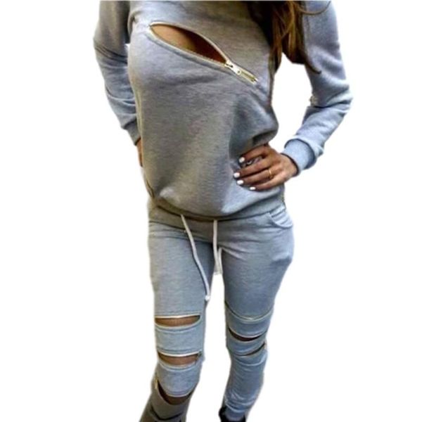 

women's jumpsuits & rompers casual 2 pieces set womens clothing spring autumn hoodies and trousers tracksuits sportswear female jumpers, Black;white
