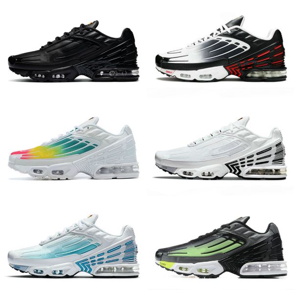 

tn plus 3 tuned iii 3s men sports shoes laser blue white aquamarine obsidian hyper violet deep parachute ghost green crater triple black tra