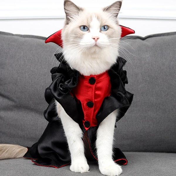 

cat costumes funny dog clothes pet clothing cosplay role playing suit halloween dressing up party costume