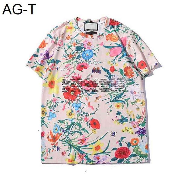 

summer mens women t shirt new fashion tshirts with letters breathable short sleeve mens with flowers tee shirts wholesale, White;black
