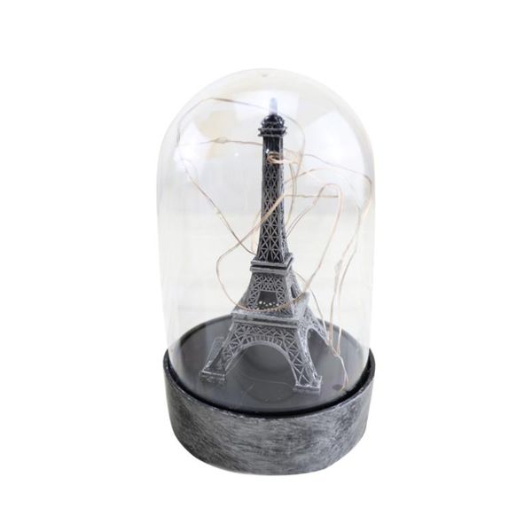 

party decoration creative eiffel tower night light glass cover acrylic retro crafts gift diy(color randomization,without b