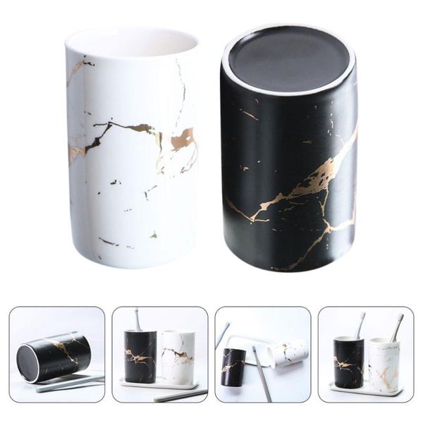 

mugs 2 pcs el wash cups convenient storage wear-resistant gargle