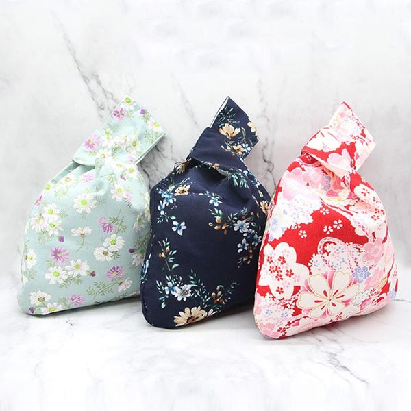 

jewelry pouches, bags retro printing bag japanese style handbag change lipstick cosmetics mobile phone storage simple convenient fashion, Pink;blue