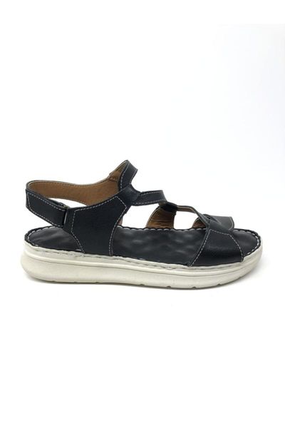 

sandals women's black leather