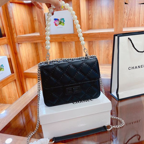 

designer bags handbag handbag shoulder messenger bag ladies classic caviar 19*14*6cm chain bag 3 colors 04