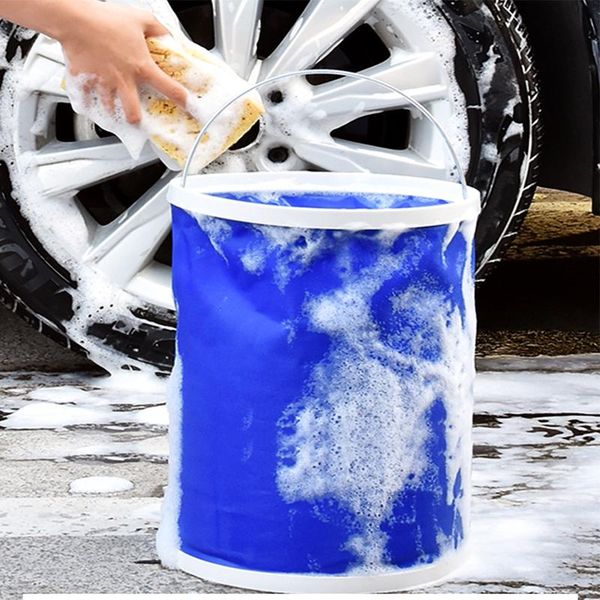 

car sponge foldable wash bucket portable auto oxford cloth for wool mitruck wipes detailing tools