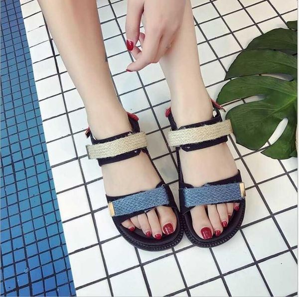 

sandals women summer shoes breathable slip on sandalia platform sports sandal shoe woman casual sandalias mujer, Black