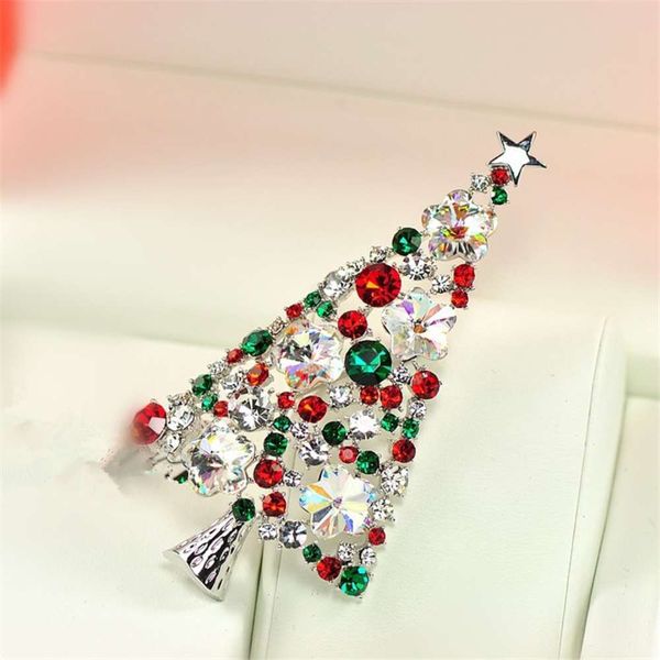 

2020 new ornament tree large christmas pin brooch, Gray