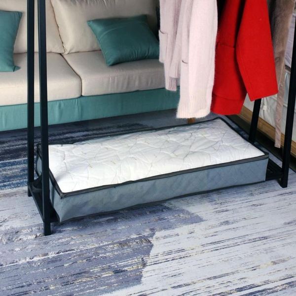 

clothing & wardrobe storage large under bed boxes thick breathable underbed clothes bags zippered foldable organizer v6i4