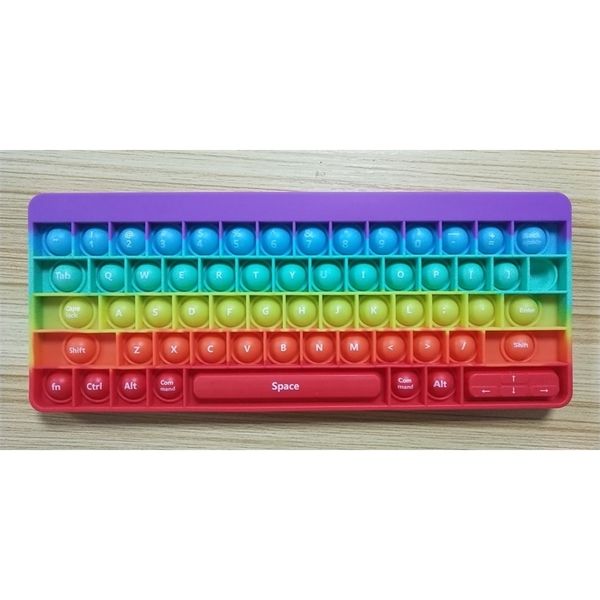 

new keyboard deratization pioneer silicone bubble decompression toy push pop it