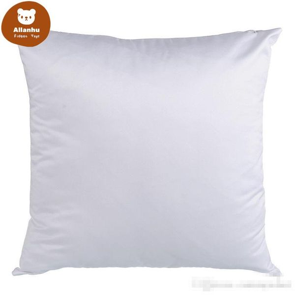 

sublimation blank peach skin pillow case transfer printing blank white peach flannelette pillow cases consumables 40*40cm 45*45cm rw