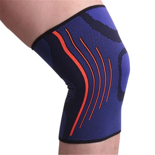 

fitness running cycling knee pad brace elastic nylon sport compression support for basketball joint pain relief accessorie elbow & pads, Black;gray
