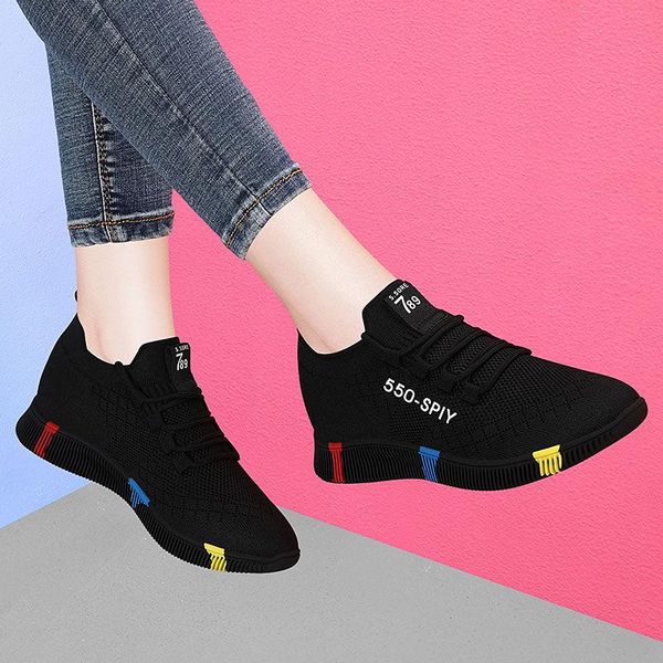 

socks shoes sports high 2021 versatile spring and winter casual boots women's children's, Black