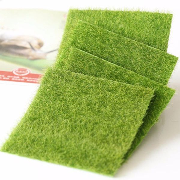 

decorative flowers & wreaths artificial lawn silmulation plants fake moss turf green grass for micro landscape decoration diy garden