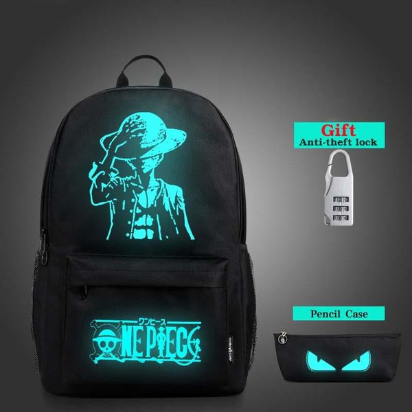 

backpack senkey luminous night lighting usb charging schoolbag boy girl teenage teenagers cartoon to school bag student book
