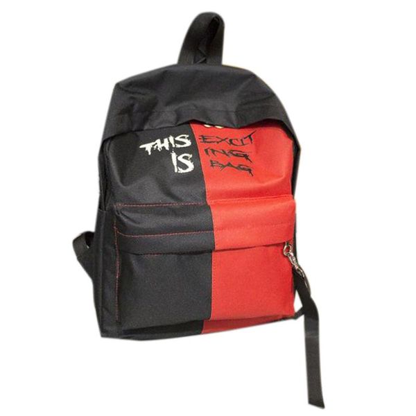 

backpack korean version of the color bag student large capacity spring travel