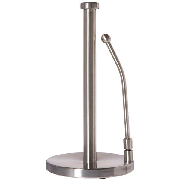 

hooks & rails vertical tissue stable kitchen tool stainless steel standing non-slip heavy base paper towel holder functional