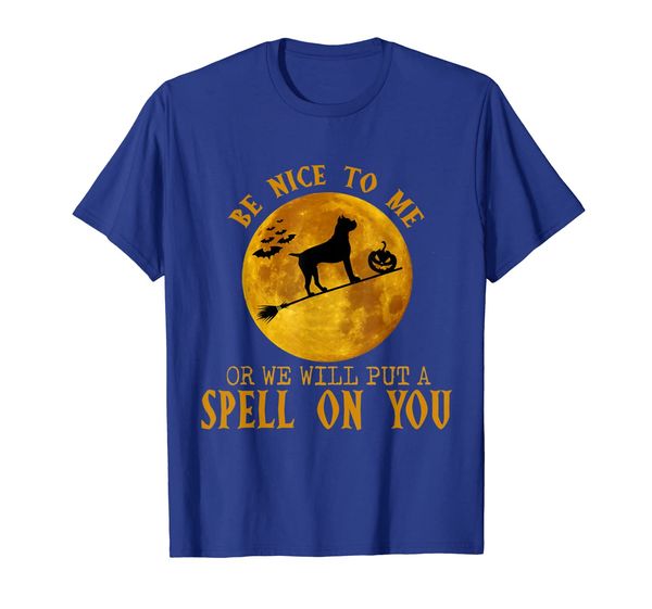 

Boxer Be Nice Me Or We Will Put A Spell On You T-shirt, Mainly pictures