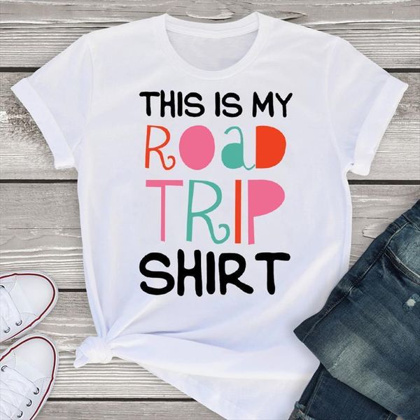 

and women graphic holiday men t shirt road womens trip fashion short sleeve print summer tees clothing female, White;black