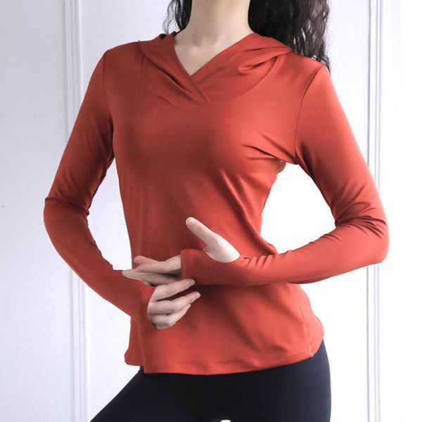 

women's t-shirt autumn winter peach heart hoodie sports long-sleeve clothes quick-drying women fitness yoga tee shirt thumb b i8iw, White
