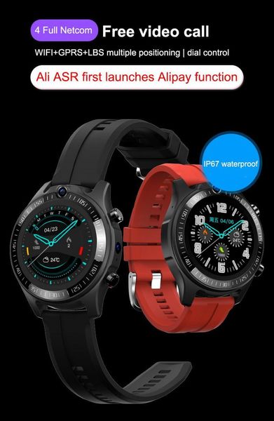 10 шт. Новая карта A76 может быть вставлена ​​в Alipay Remote Monitoring S0S Alarm WiFi позиционирование 4G Full Netcom Smart Watch