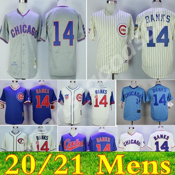 

share to be partner compare with similar items retro jersey mens multi color knit 14 ernie banks throwback players baseball jerseys, Blue;black